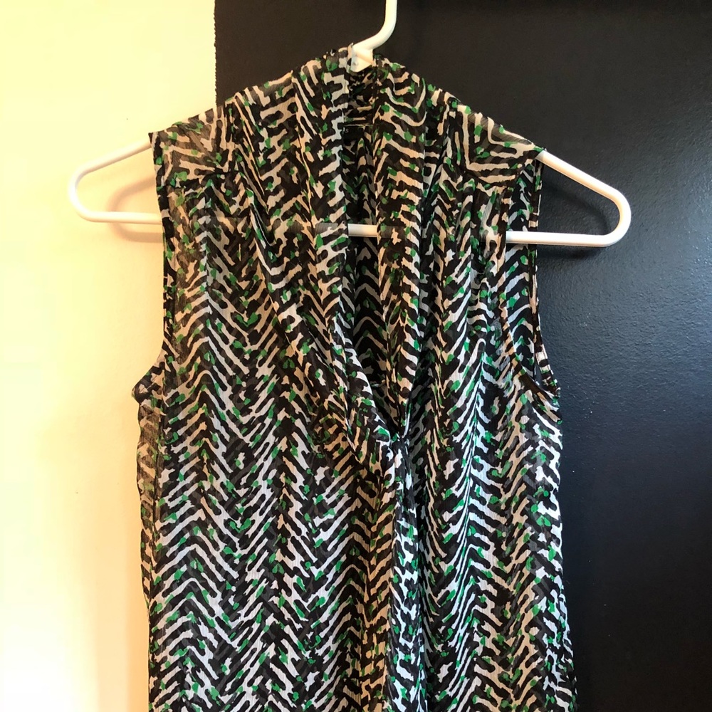 Talbots Gauze Dress Top